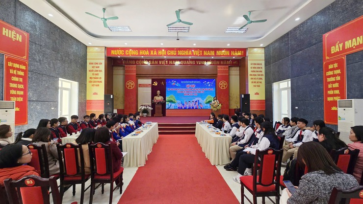 PHƯỜNG VĨNH HƯNG TỔ CHỨC GẶP MẶT ĐỘNG VIÊN ĐỘI TUYỂN HỌC SINH GIỎI PHƯỜNG THAM GIA KỲ THI CHỌN HỌC SINH GIỎI THÀNH PHỐ- Ảnh 1.