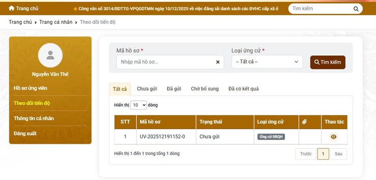 HƯỚNG DẪN NỘP HỒ SƠ VÀ TÍCH HỢP THÔNG TIN ĐƠN ỨNG CỬ, TIỂU SỬ TÓM TẮT TRÊN CỔNG THÔNG TIN ĐIỆN TỬ CỦA HỘI ĐỒNG BẦU CỬ QUỐC GIA- Ảnh 10.