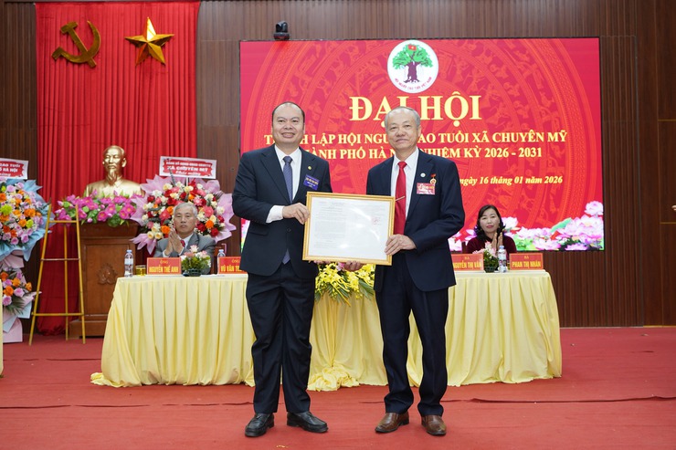 Đại hội thành lập Hội Người cao tuổi xã Chuyên Mỹ, nhiệm kỳ 2026-2031: Phát huy vai trò "Tuổi cao gương sáng" trong giai đoạn mới- Ảnh 3.