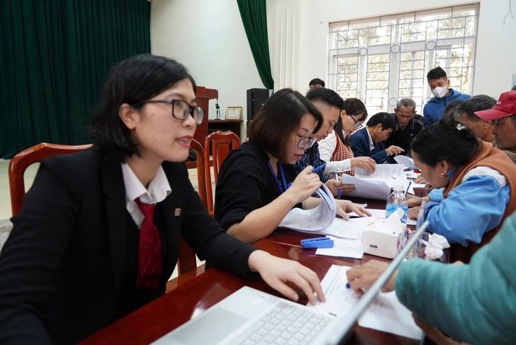 xã Quang Minh tổ chức chi trả tiền bồi thường, GPMB đợt 1 dự án Khu đô thị cao cấp Mê Linh- Ảnh 3.