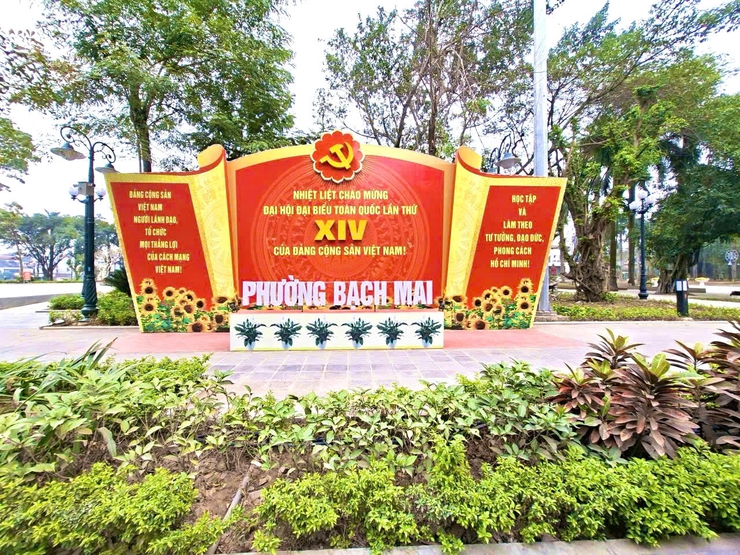 PHƯỜNG BẠCH MAI CHÀO MỪNG 
ĐẠI HỘI ĐẠI BIỂU TOÀN QUỐC LẦN THỨ XIV CỦA ĐẢNG
- Ảnh 4.