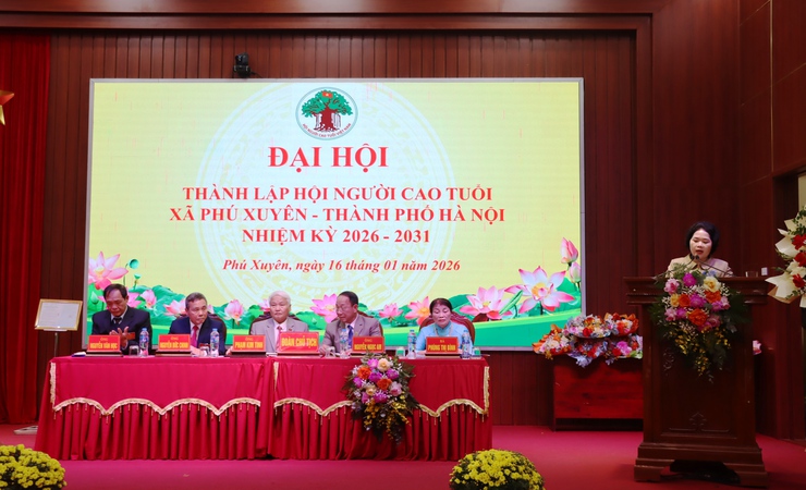 Đại hội thành lập Hội Người cao tuổi xã Phú Xuyên: Khẳng định vị thế của NCT trong xây dựng quê hương văn minh, giàu đẹp- Ảnh 3.