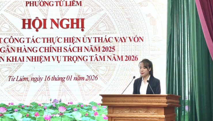 Phường Từ Liêm tổng kết công tác vay vốn năm 2025, triển khai nhiệm vụ năm 2026- Ảnh 2.