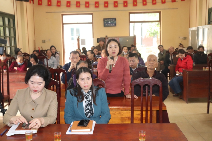 Đồng chí Bí thư Đảng ủy xã Phú Xuyên tiếp công dân chuyên đề xóm Chợ Tía- Ảnh 8.