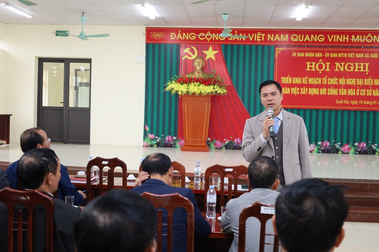 Xã Suối Hai chọn thôn Gò Sống tổ chức Hội nghị Đại biểu Nhân dân điểm năm 2026- Ảnh 4.