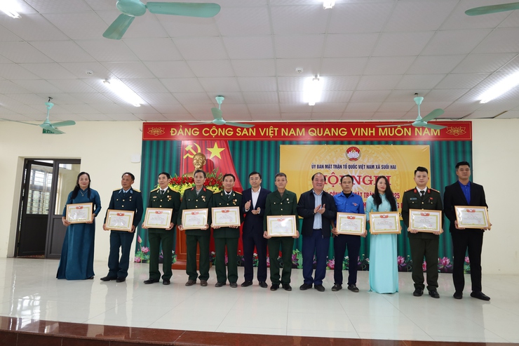 Ủy ban MTTQ Việt Nam xã Suối Hai tổ chức Hội nghị tổng kết công tác Mặt trận năm 2025, triển khai Chương trình thống nhất hành động năm 2026- Ảnh 6.