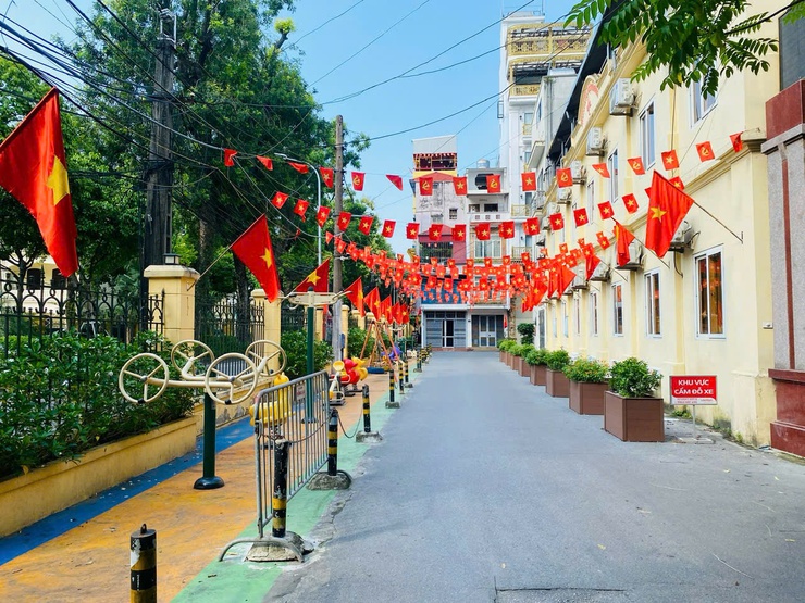 PHƯỜNG BA ĐÌNH RỰC RỠ CỜ, HOA CHÀO MỪNG ĐẠI HỘI ĐẠI BIỂU TOÀN QUỐC LẦN THỨ XIV CỦA ĐẢNG- Ảnh 6.