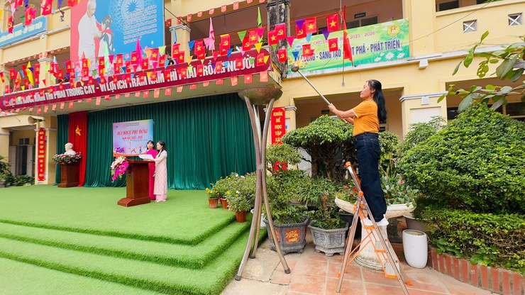 Hội khỏe Phù Đổng Trường Tiểu học Vạn Phúc: Nơi bản lĩnh và tinh thần đồng đội tỏa sáng- Ảnh 6.