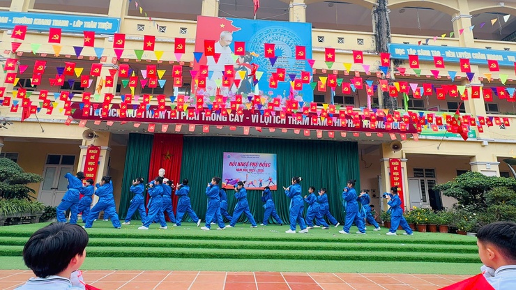 Hội khỏe Phù Đổng Trường Tiểu học Vạn Phúc: Nơi bản lĩnh và tinh thần đồng đội tỏa sáng- Ảnh 8.