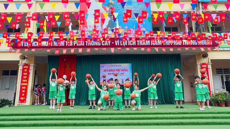 Hội khỏe Phù Đổng Trường Tiểu học Vạn Phúc: Nơi bản lĩnh và tinh thần đồng đội tỏa sáng- Ảnh 7.