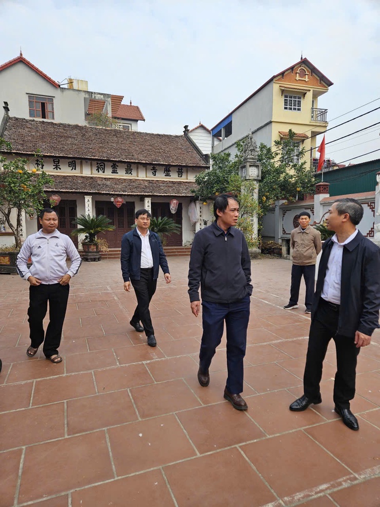 Đoàn giám sát của HĐND xã Tiến Thắng kiểm tra thực tế về công tác bầu cử đại biểu Quốc hội và đại biểu HĐND các cấp nhiệm kỳ 2026-2031- Ảnh 1.