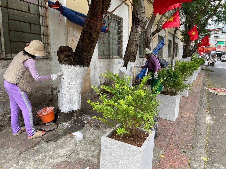 Phường Giảng Võ: rực rỡ cờ hoa chào mừng Đại hội đại biểu toàn quốc lần thứ XIV của Đảng- Ảnh 8.