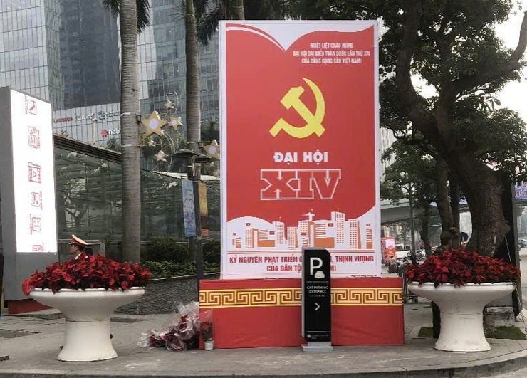 Phường Giảng Võ: rực rỡ cờ hoa chào mừng Đại hội đại biểu toàn quốc lần thứ XIV của Đảng- Ảnh 4.