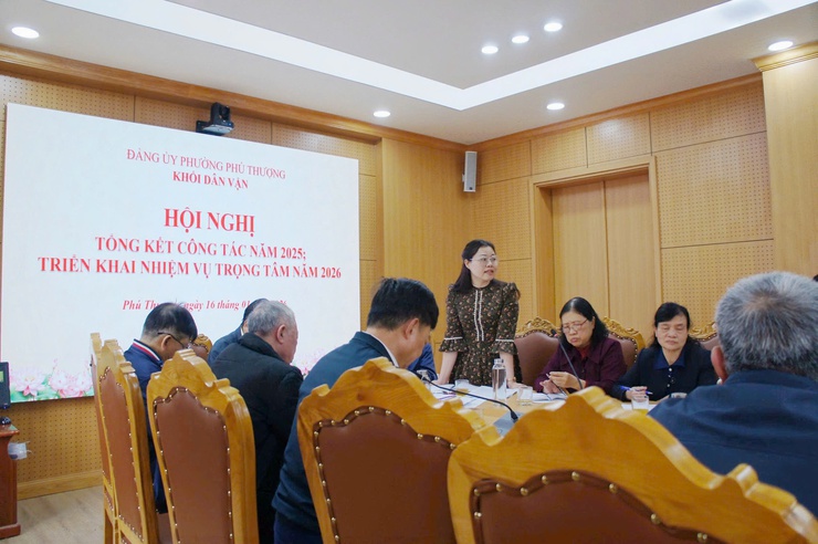 Phường Phú Thượng tổng kết công tác Dân vận năm 2025, triển khai nhiệm vụ trọng tâm năm 2026- Ảnh 3.