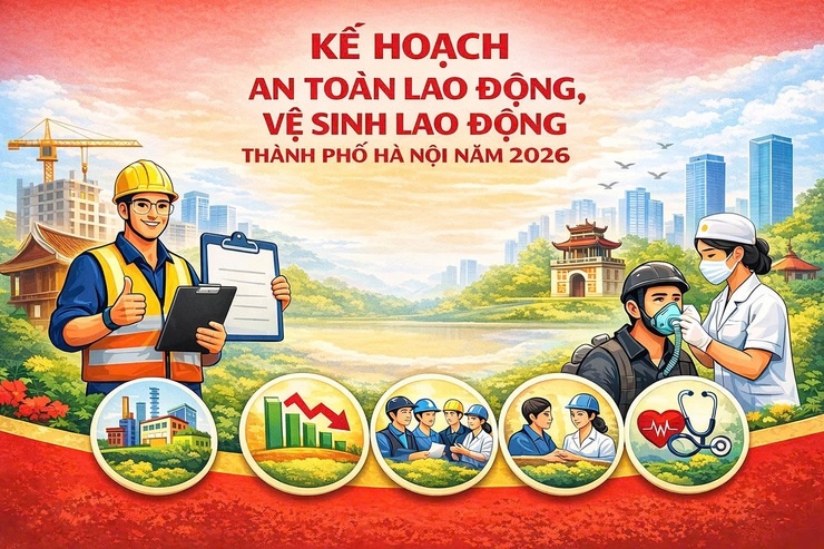 Hà Nội ban hành kế hoạch An toàn lao động, vệ sinh lao động năm 2026- Ảnh 1.