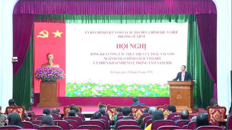 Phường Từ Liêm tổng kết công tác vay vốn năm 2025, triển khai nhiệm vụ năm 2026- Ảnh 1.