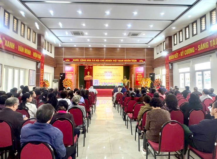 Phường Phú Thượng tổ chức hội nghị tuyên truyền, phổ biến pháp luật về bầu cử đại biểu Quốc hội và đại biểu HĐND- Ảnh 2.