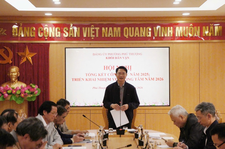 Phường Phú Thượng tổng kết công tác Dân vận năm 2025, triển khai nhiệm vụ trọng tâm năm 2026- Ảnh 4.