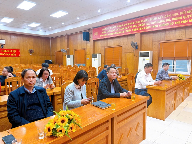 Thanh Liệt: Công bố các quyết định về công tác cán bộ- Ảnh 1.