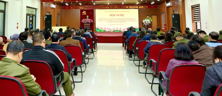 Hội nghị tổng kết công tác Ban Chỉ đạo 197, 89 và phong trào Toàn dân bảo vệ ANTQ phường Định Công năm 2025- Ảnh 1.