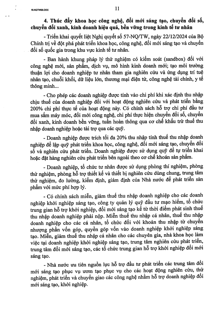 Nghị quyết số 68-NQ/TW về phát triển kinh tế tư nhân- Ảnh 11.