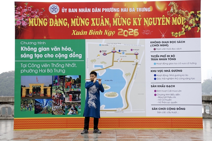 Nhiều hoạt động sôi nổi, bổ ích tại công viên Thống Nhất, phường Hai Bà Trưng, Hà Nội.- Ảnh 7.
