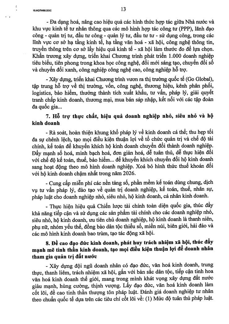 Nghị quyết số 68-NQ/TW về phát triển kinh tế tư nhân- Ảnh 13.