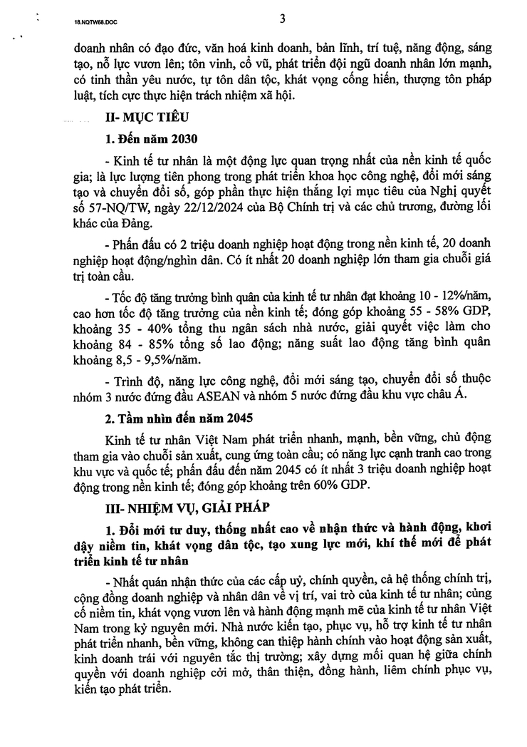 Nghị quyết số 68-NQ/TW về phát triển kinh tế tư nhân- Ảnh 3.