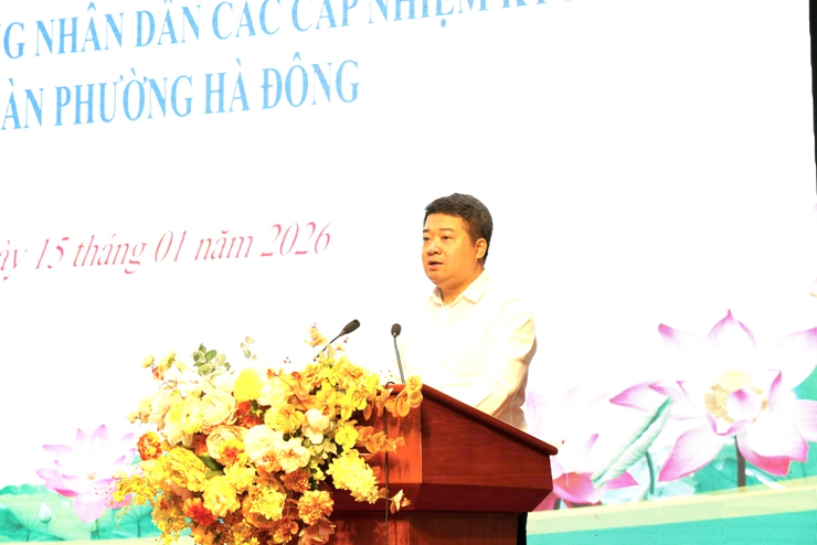 Phường Hà Đông nghe báo cáo tiến độ lập danh sách cử tri phục vụ bầu cử nhiệm kỳ 2026–2031- Ảnh 4.