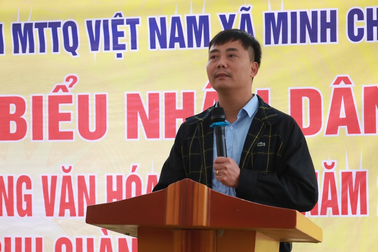 Hội nghị đại biểu Nhân dân thôn Chu Chàng bàn việc xây dựng đời sống văn hóa ở cơ sở năm 2026- Ảnh 5.