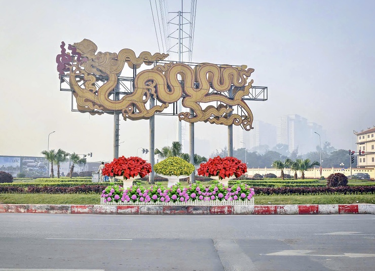 Phường Dương Nội rực rỡ cờ hoa chào mừng Đại hội Đảng toàn quốc lần thứ XIV- Ảnh 4.