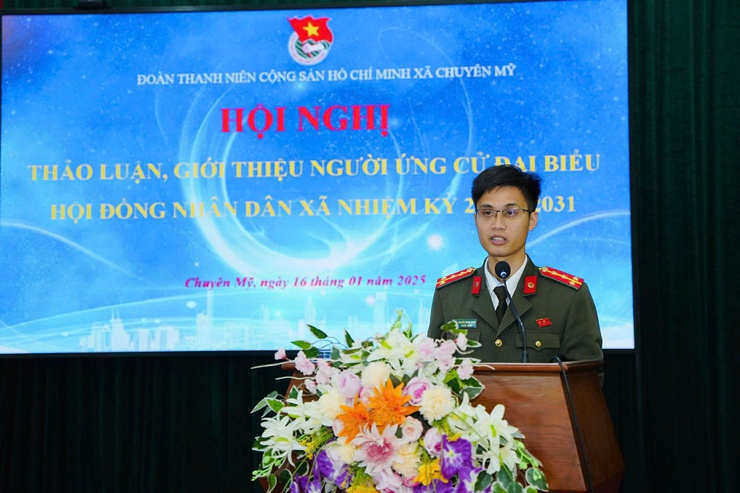 Đoàn thanh niên xã Chuyên Mỹ triển khai phương hướng hoạt động năm 2026 và thảo luận, giới thiệu người ứng cử đại biểu HĐND xã Chuyên Mỹ, nhiệm kỳ 2026-2031- Ảnh 4.