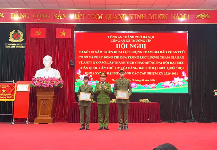 Lực lượng ANTT cơ sở thi đua chào mừng Đại hội Đảng toàn quốc lần thứ XIV và bầu cử Đại biểu quốc hội khóa XVI và đại biểu HĐND các cấp nhiệm kỳ 2026-2031.- Ảnh 4.