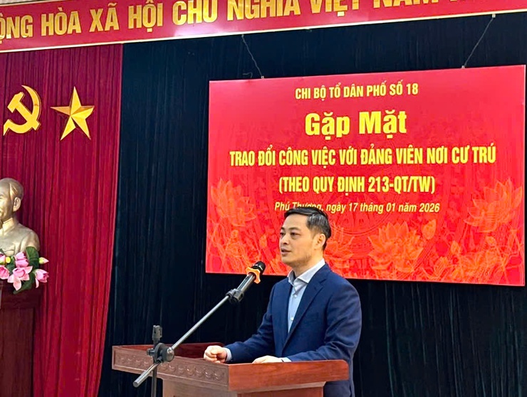 Chi bộ Tổ dân phố số 18 tổ chức hội nghị sinh hoạt đảng viên 2 chiều- Ảnh 2.