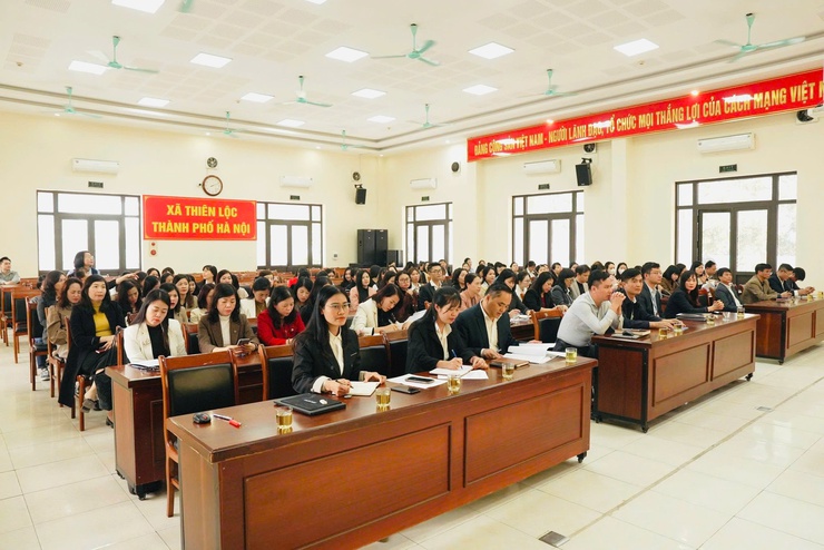 Hội nghị sơ kết học kỳ I năm học 2025-2026 và triển khai một số nhiệm vụ trọng tâm Lĩnh vực Giáo dục và Đào tạo xã Thiên Lộc trong thời gian tới- Ảnh 1.