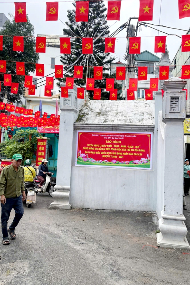 Thanh Xuân rực rỡ cờ hoa, hân hoan hướng về Đại hội XIV của Đảng- Ảnh 10.