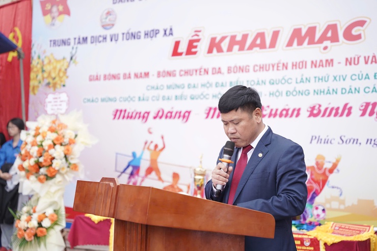 🏀⚽️ KHAI MẠC GIẢI BÓNG ĐÁ NAM, BÓNG CHUYỀN DA, BÓNG CHUYỀN HƠI NAM – XÃ PHÚC SƠN NĂM 2026 ⚽️🏀- Ảnh 2.