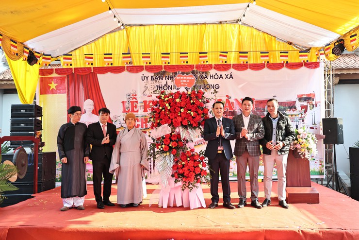 TRANG TRỌNG LỄ KHÁNH THÀNH CÔNG TRÌNH TU BỔ, TÔN TẠO CHÙA DIÊN KHÁNH TẠI THÔN DƯ XÁ THƯỢNG- Ảnh 2.