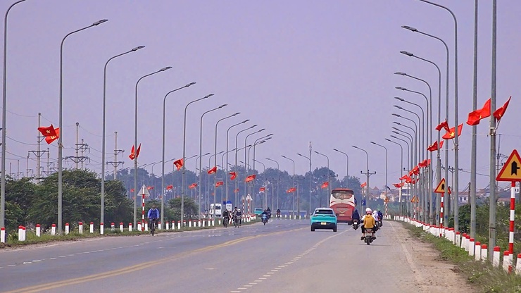 Xã Hương Sơn rực cờ hoa chào mừng Đại hội XIV của Đảng- Ảnh 9.