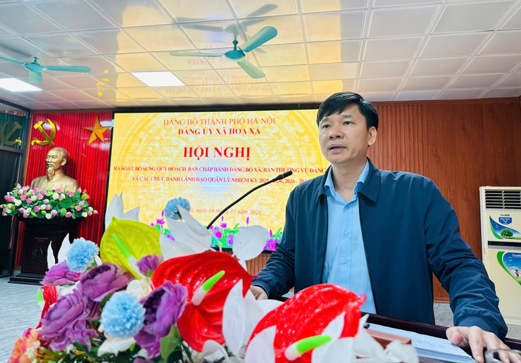 BAN THƯỜNG VỤ ĐẢNG ỦY XÃ HÒA XÁ TỔ CHỨC RÀ SOÁT, BỔ SUNG QUY HOẠCH BAN CHẤP HÀNH, BAN THƯỜNG VỤ ĐẢNG ỦY XÃ VÀ CÁC CHỨC DANH LÃNH ĐẠO QUẢN LÝ NHIỆM KỲ 2025 - 2030, 2026 - 2031.- Ảnh 2.