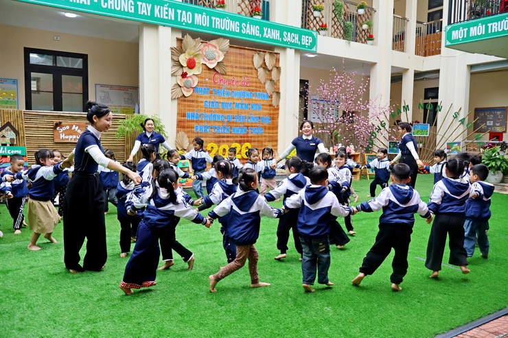 Trường Mầm non Sao Mai kiến tập chuyên đề “Phát triển chương trình giáo dục nhà trường đi sâu vào lĩnh vực giáo dục phát triển nhận thức”- Ảnh 6.