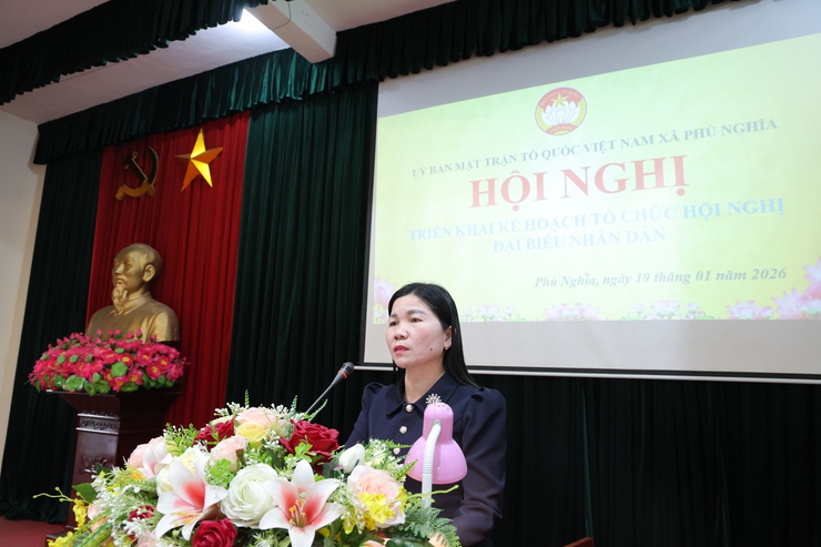 Phú Nghĩa phấn đấu hoàn thành tổ chức Hội nghị đại biểu Nhân dân bàn xây dựng đời sống văn hóa ở cơ sở năm 2026 trước ngày 31/3.- Ảnh 3.