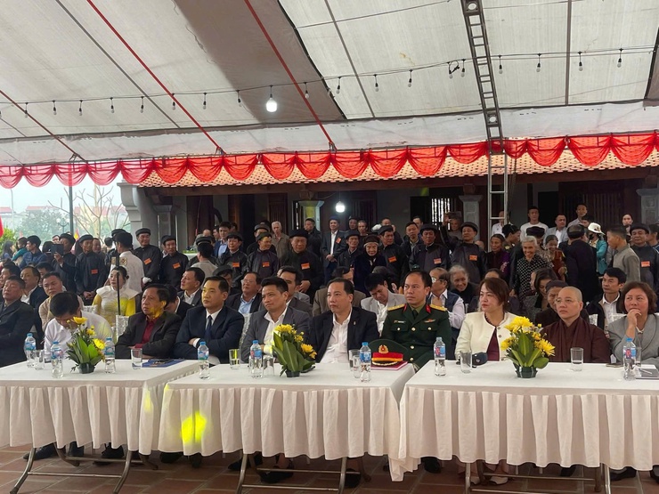 THÔN KIM TIÊN TỔ CHỨC LỄ  KHÁNH THÀNH CÔNG TRÌNH TU BỔ, TÔN TẠO DI TÍCH LỊCH SỬ – VĂN HÓA ĐÌNH KIM TIÊN- Ảnh 1.