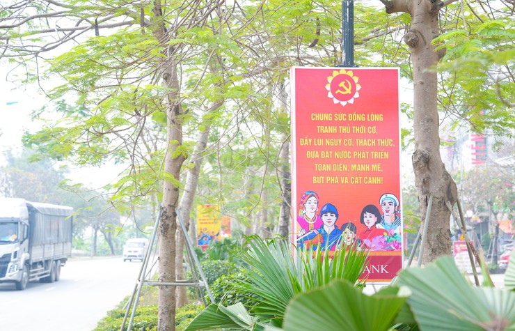 Xã Quốc Oai rực rỡ trang hoàng, sôi nổi thi đua chào mừng Đại hội đại biểu toàn quốc lần thứ XIV của Đảng- Ảnh 16.