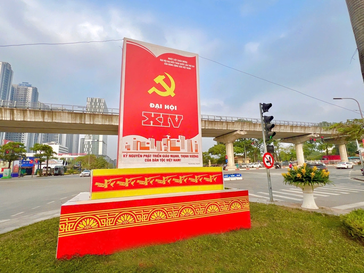  Phường Từ Liêm rực rỡ  cờ hoa chào mừng Đại hội đại biểu toàn quốc lần thứ XIV của Đảng- Ảnh 5.