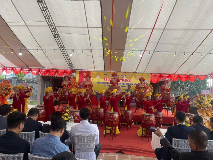 THÔN KIM TIÊN TỔ CHỨC LỄ  KHÁNH THÀNH CÔNG TRÌNH TU BỔ, TÔN TẠO DI TÍCH LỊCH SỬ – VĂN HÓA ĐÌNH KIM TIÊN- Ảnh 3.