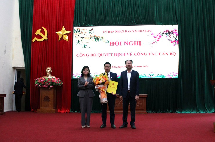 Xã Hòa Lạc bổ nhiệm Phó Giám đốc Ban Quản lý dự án đầu tư – hạ tầng- Ảnh 3.