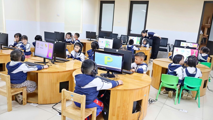 Trường Mầm non Sao Mai kiến tập chuyên đề “Phát triển chương trình giáo dục nhà trường đi sâu vào lĩnh vực giáo dục phát triển nhận thức”- Ảnh 5.