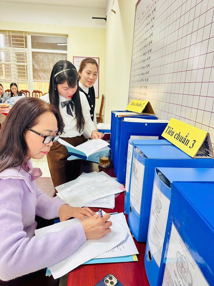 Đoàn công tác sở GD&ĐT Hà Nội kiểm tra kiểm định chất lượng giáo dục, công nhận trường đạt chuẩn Quốc gia tại Trường Mầm non Nghiêm Xuyên- Ảnh 3.