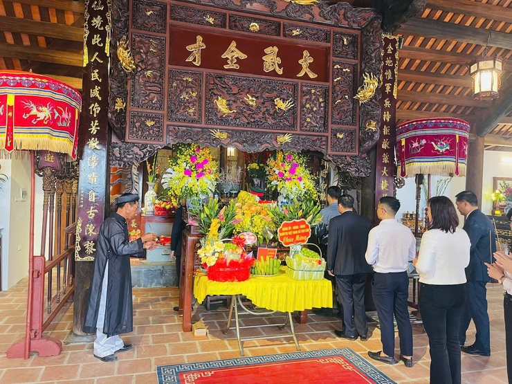 THÔN KIM TIÊN TỔ CHỨC LỄ  KHÁNH THÀNH CÔNG TRÌNH TU BỔ, TÔN TẠO DI TÍCH LỊCH SỬ – VĂN HÓA ĐÌNH KIM TIÊN- Ảnh 7.